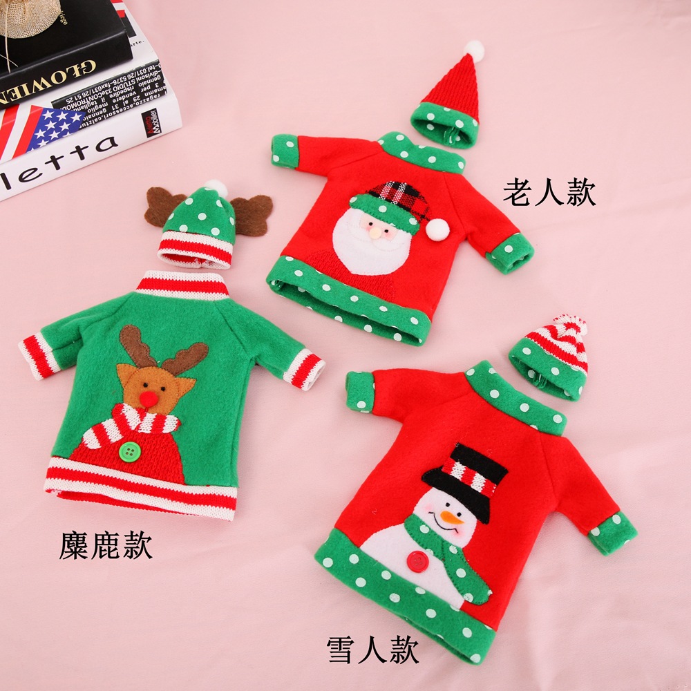 Embroidery Xmas Ornaments - 2025 새로운 크리스마스 테이블 장식 눈사람