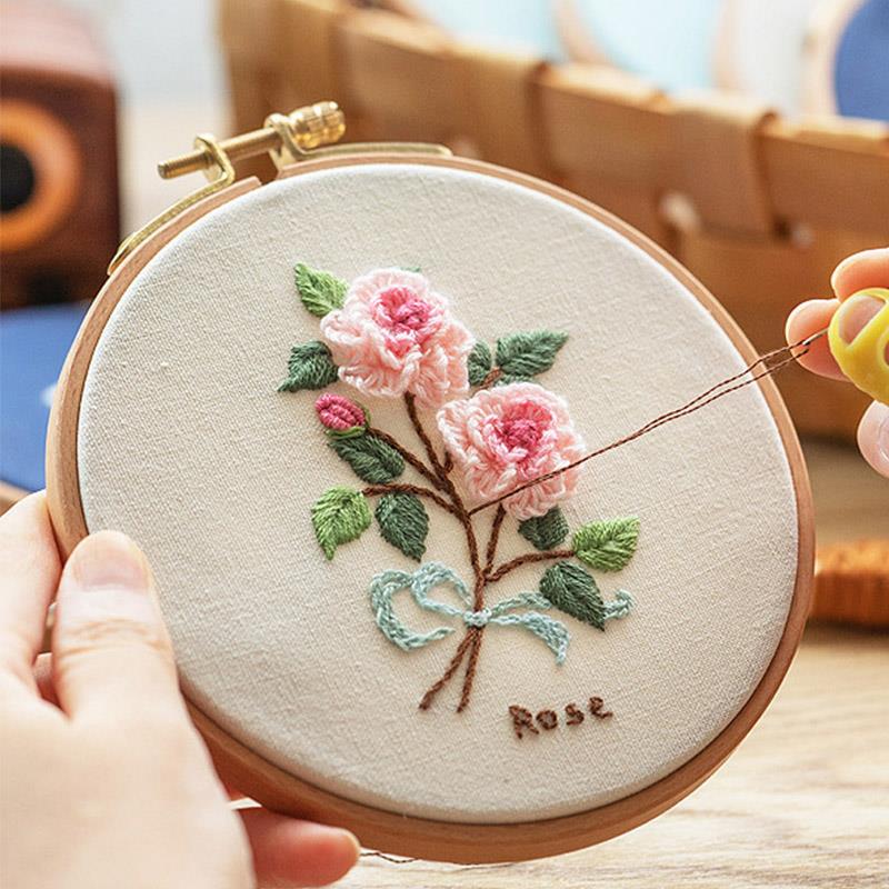 Embroidery Zone - 고품질 너도밤 나무 자수 고리 나무