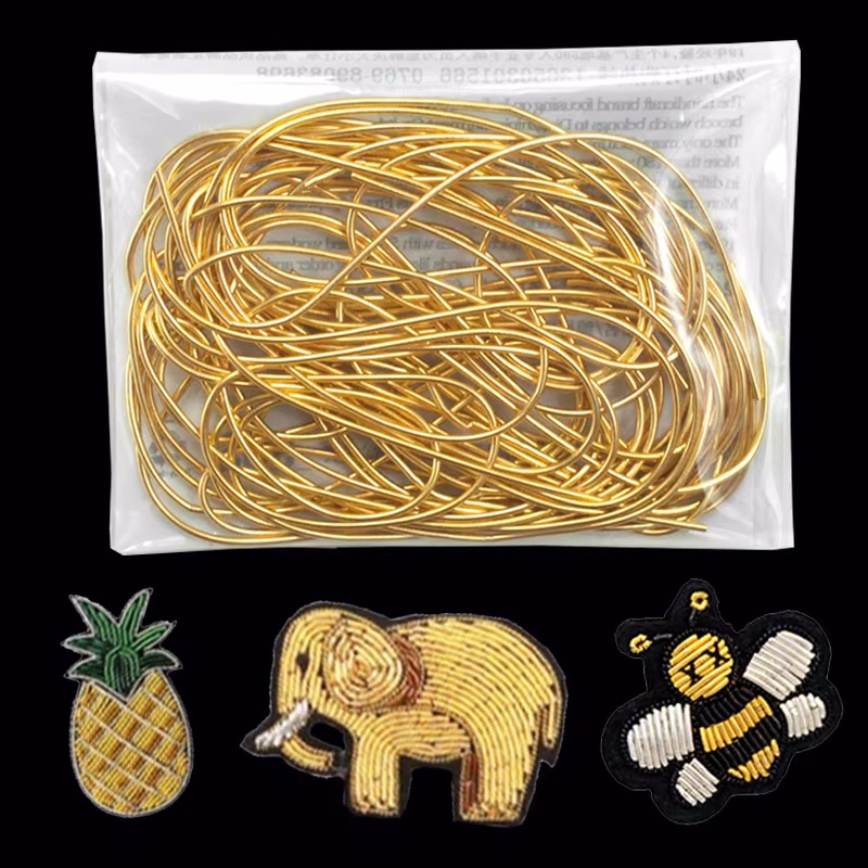 Embroidery Threads - 2.6M 1-1.5mm 덩어리 와이어 프랑스어 코일
