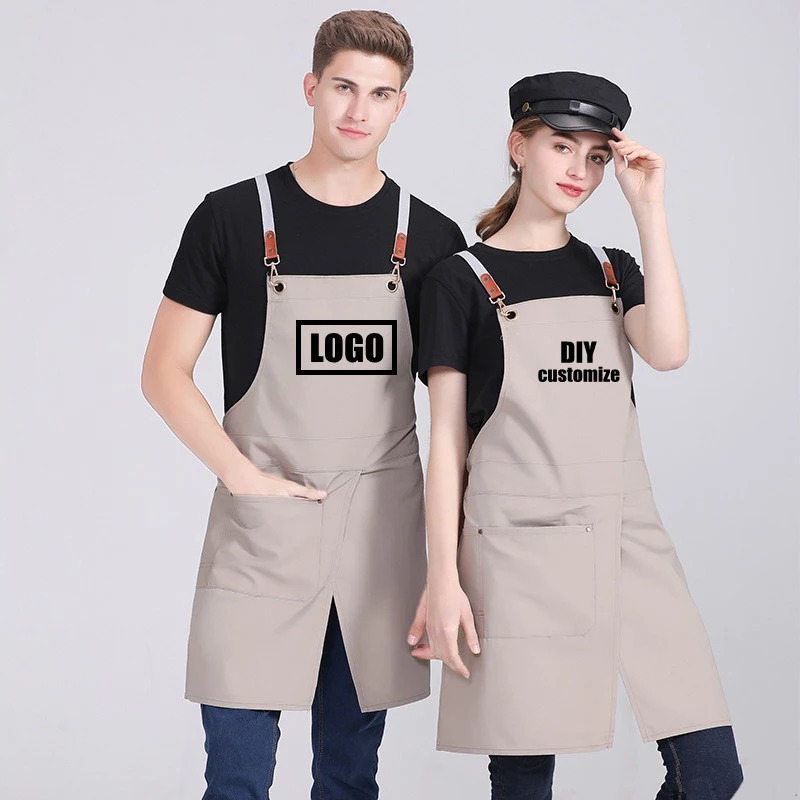 Embroidery Apron - 사용자 정의 자수 인쇄 로고 남성