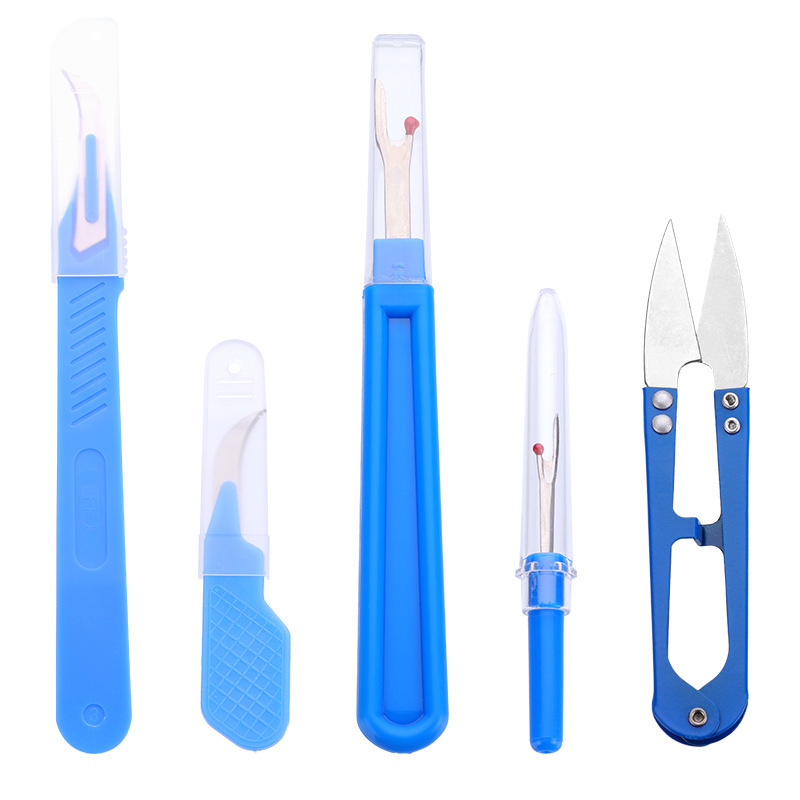 Embroidery Removal Tool - 바느질용 심 리퍼 키트 블루 바느질