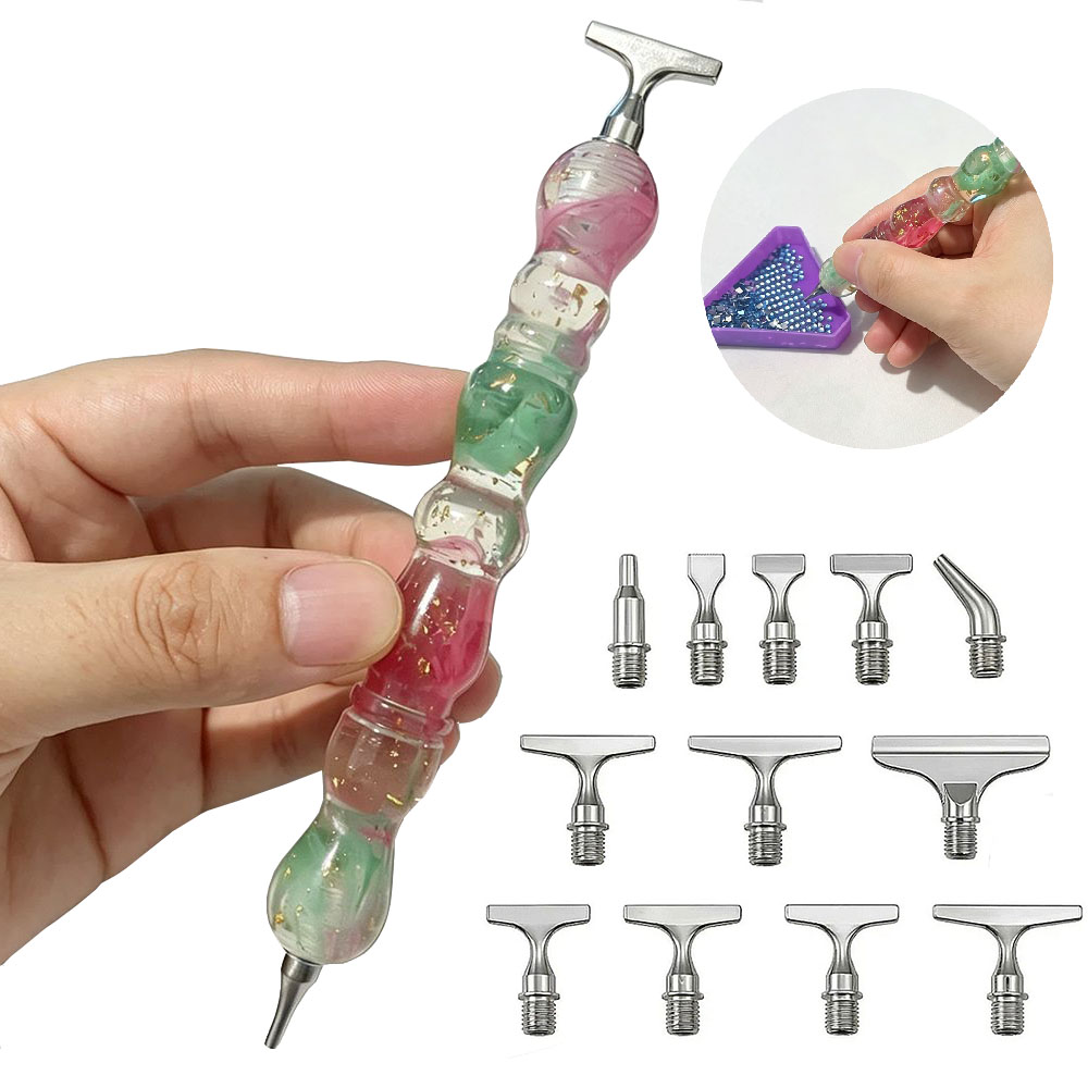 Embroidery Kit Starter - 새로운 여름 시원함 다이아몬드 페인팅 펜