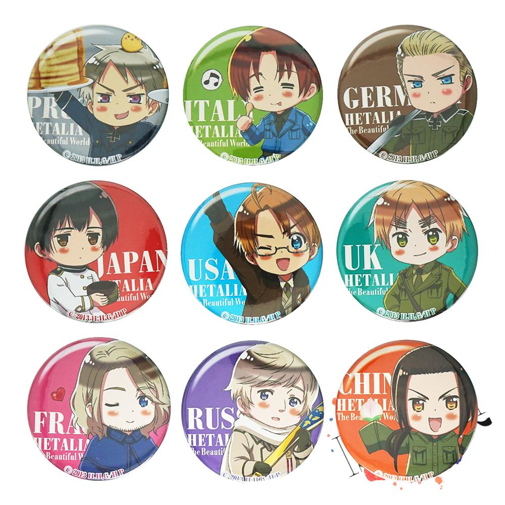 Embroidery Australia - Axis Power HETALIA 애니메이션 배지 The