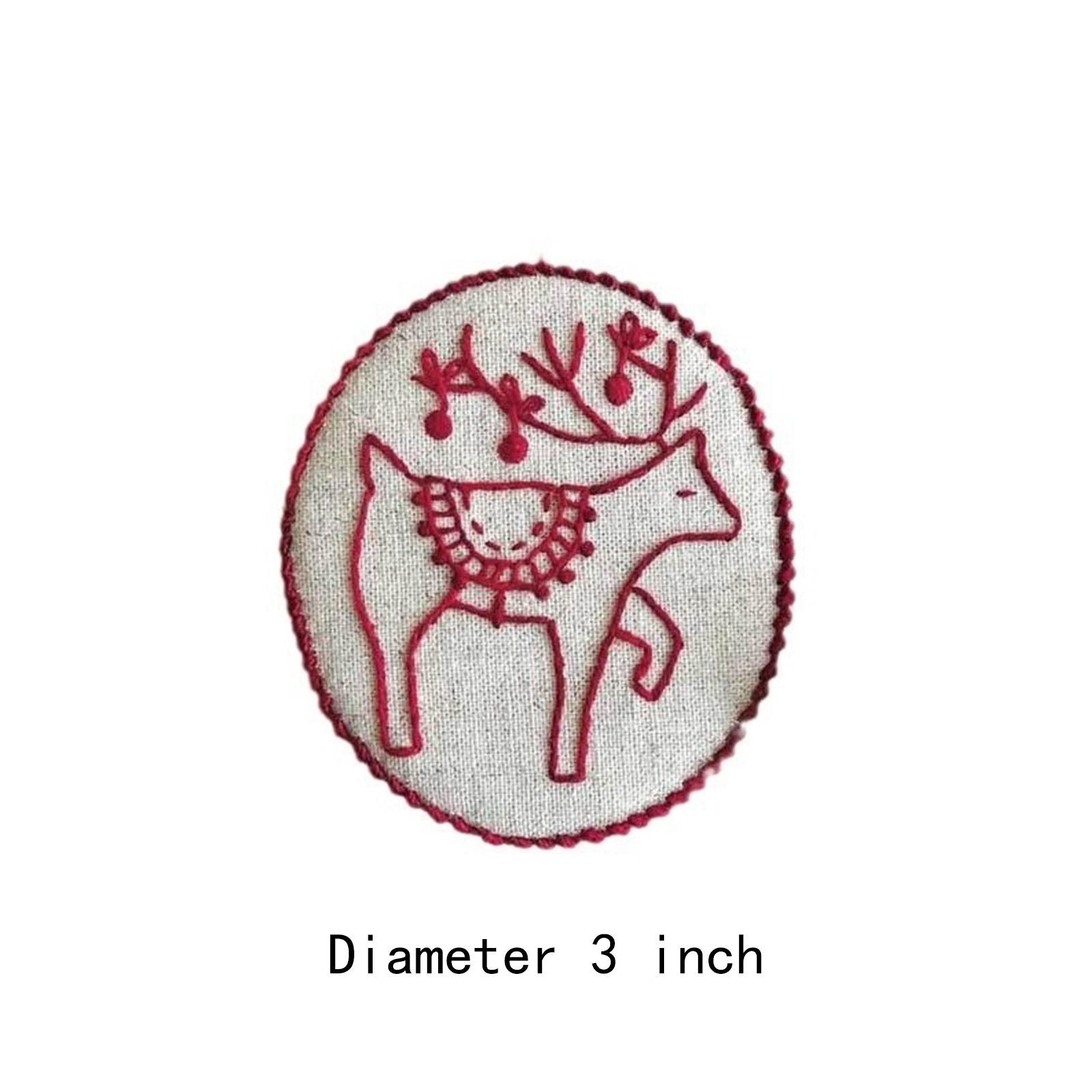 Embroidery Xmas Ornaments - 손자수 크리스마스 장식 키트 크리스마스 장식