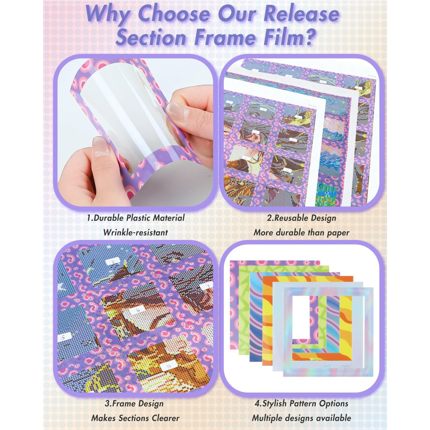 30Pcs 다이아몬드 페인팅 도구 10cm 재사용 가능 - Embroidery Kit Starter 리뷰 및 가격