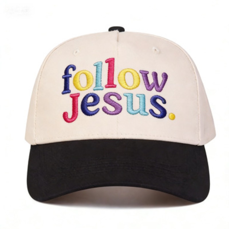 예수님의 편지 자수 야구 모자 투톤 곡선챙 아빠 모자  - Embroidery Jesus 리뷰 및 가격