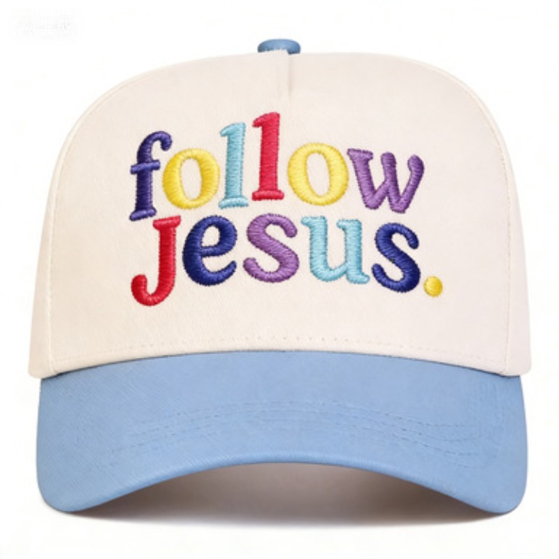 예수님의 편지 자수 야구 모자 투톤 곡선챙 아빠 모자  - Embroidery Jesus 리뷰 및 가격