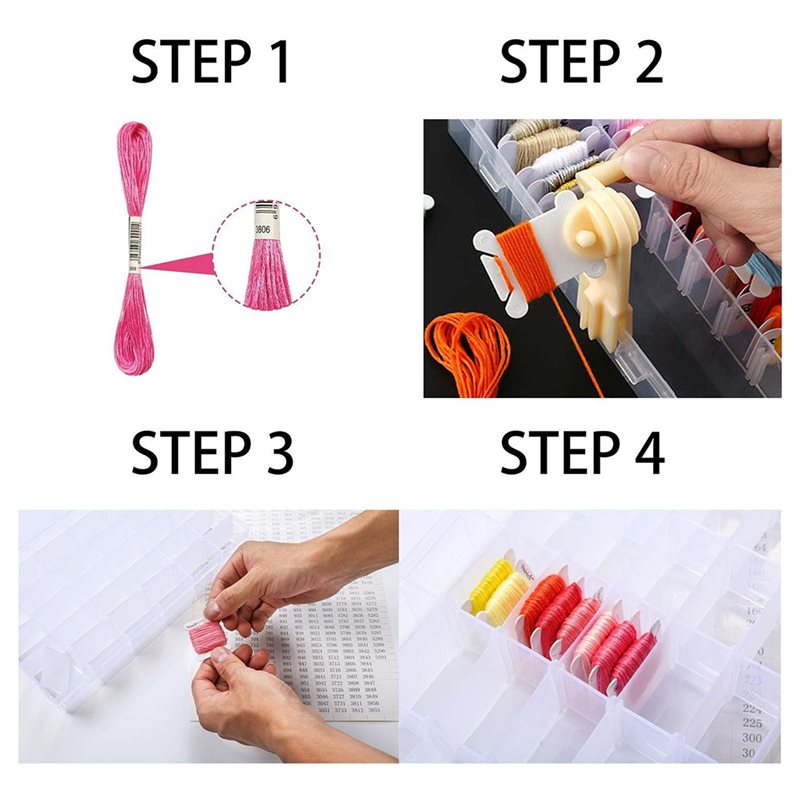 PORK-Floss 자수 도구 정리함 - 보빈 와인더, - Embroidery Removal Tool 리뷰 및 가격