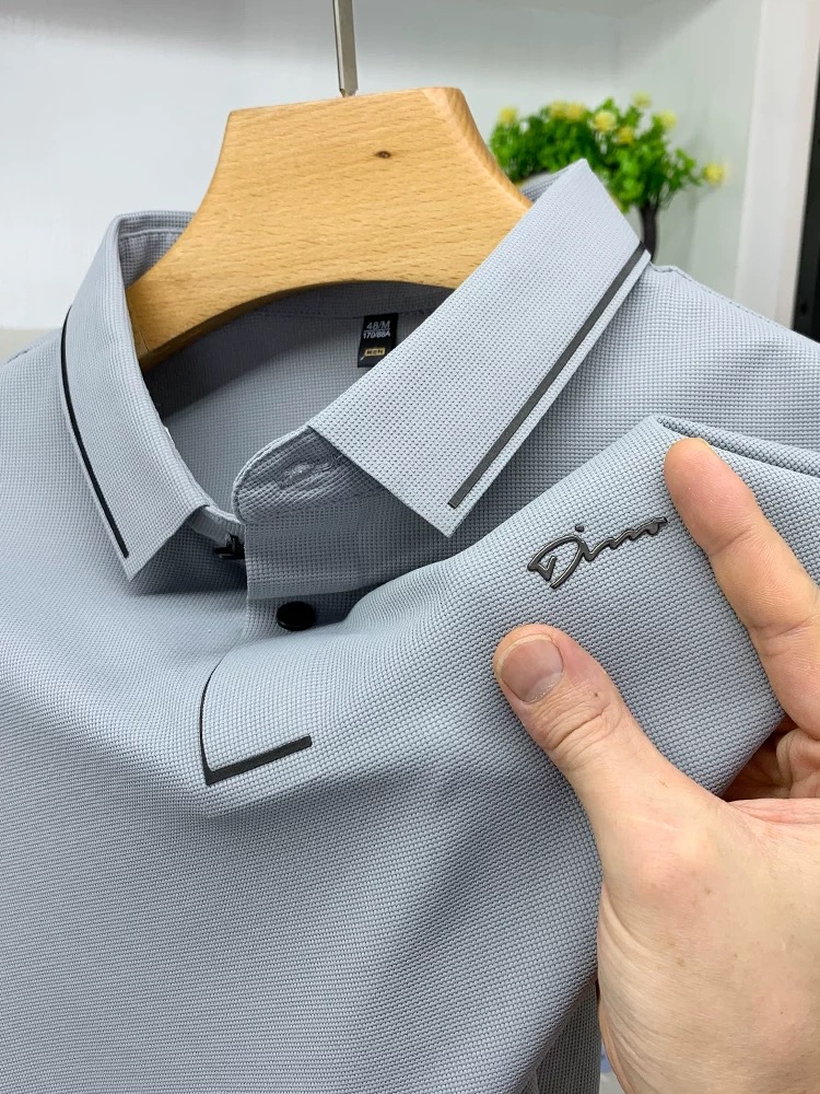 프리미엄 아이스 실크 통기 폴로 셔츠 남성 반팔 티셔츠 - Embroidery Premium 리뷰 및 가격