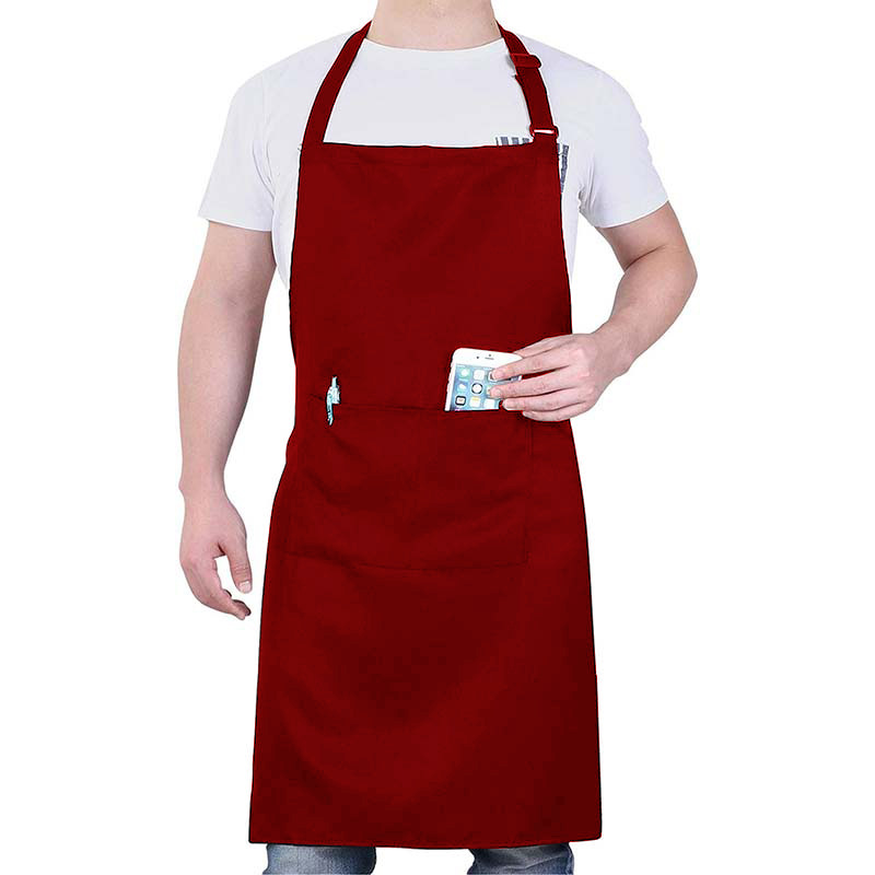 대형 방수 맞춤형 인쇄 자수 로고 서명 주방 홈 요리사 - Embroidery Apron 리뷰 및 가격