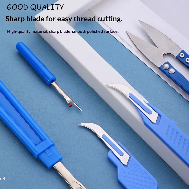 5개입 블루 재봉 리퍼 키트, 실 리퍼, 재봉틀 리퍼, - Embroidery Removal Tool 리뷰 및 가격