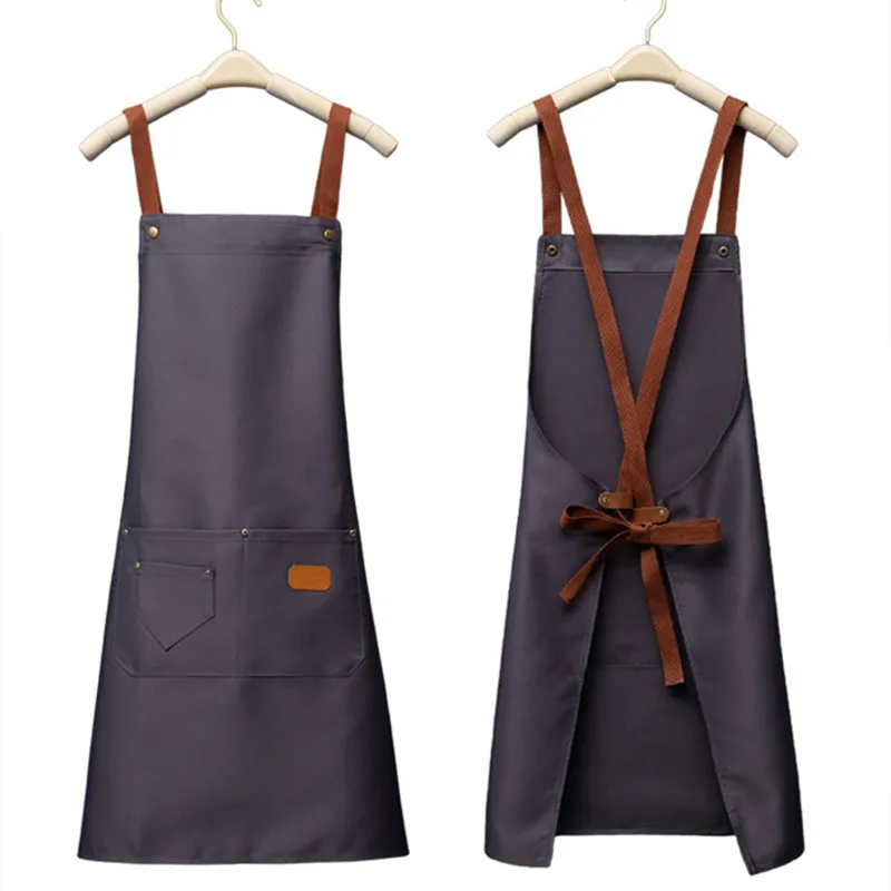 맞춤형 자수 프린트 브랜드 로고 서명 방수 주방 앞치마 - Embroidery Apron 리뷰 및 가격