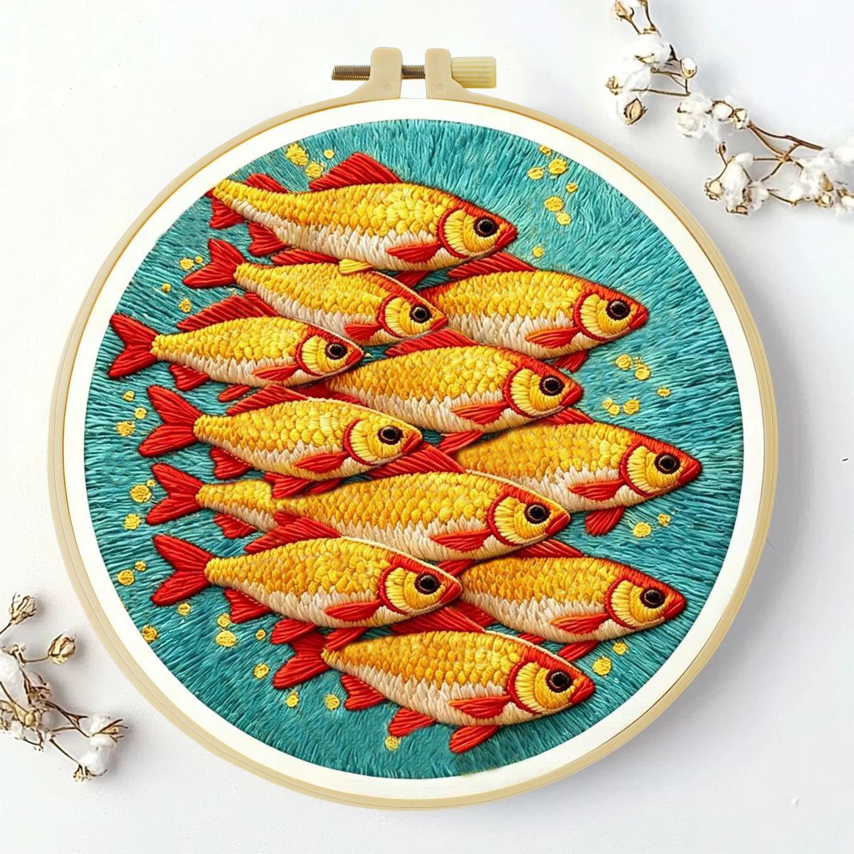 1개 20X20CM/15X15CM 7.87/6.3인치  - Embroidery Kit Starter 리뷰 및 가격