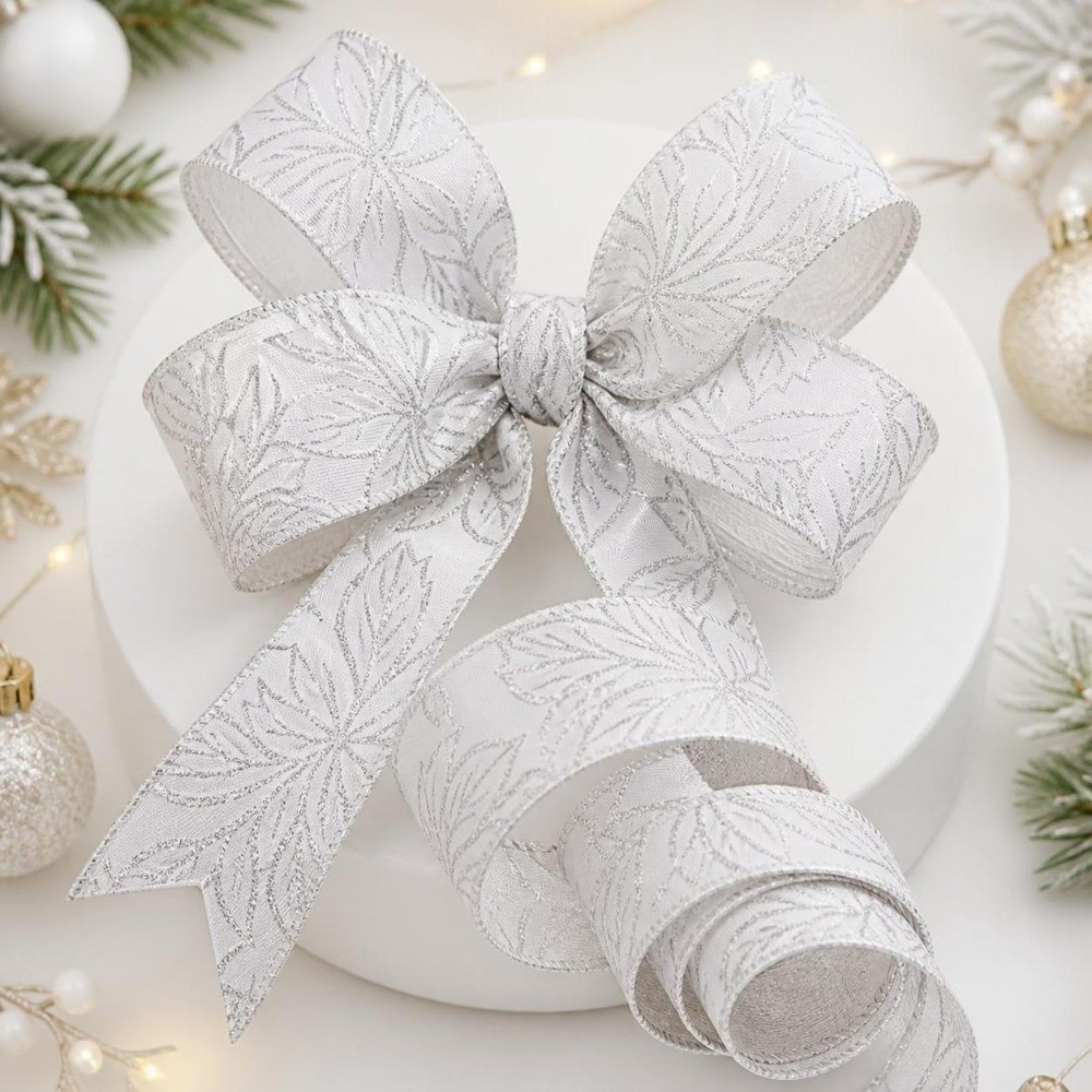 패브릭 트림 자수 레이스 리본 꽃무늬 프린트 장식용 크 - Embroidery Xmas Decorations 리뷰 및 가격