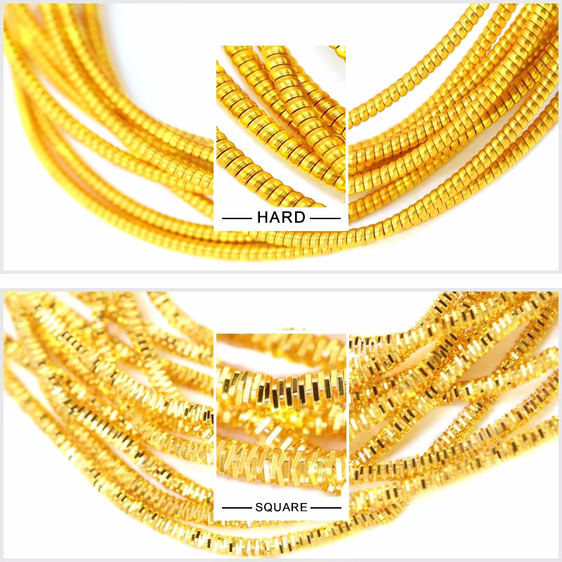 2.6M 1-1.5mm 덩어리 와이어 프랑스어 코일 자 - Embroidery Threads 리뷰 및 가격