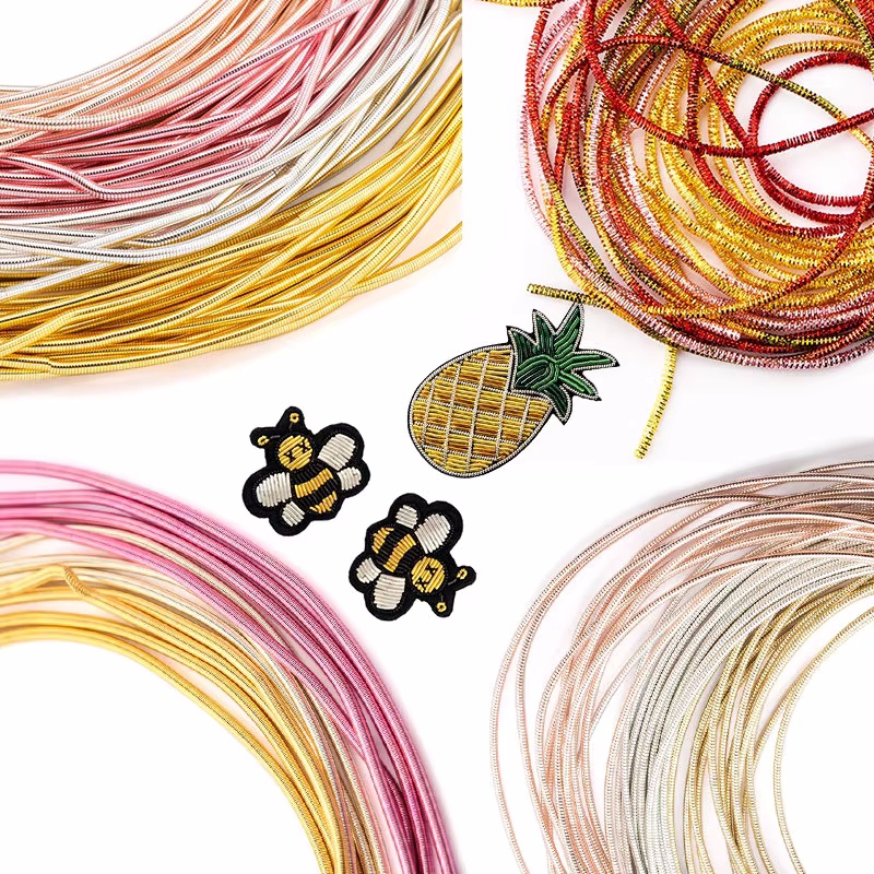 2.6M 1-1.5mm 덩어리 와이어 프랑스어 코일 자 - Embroidery Threads 리뷰 및 가격