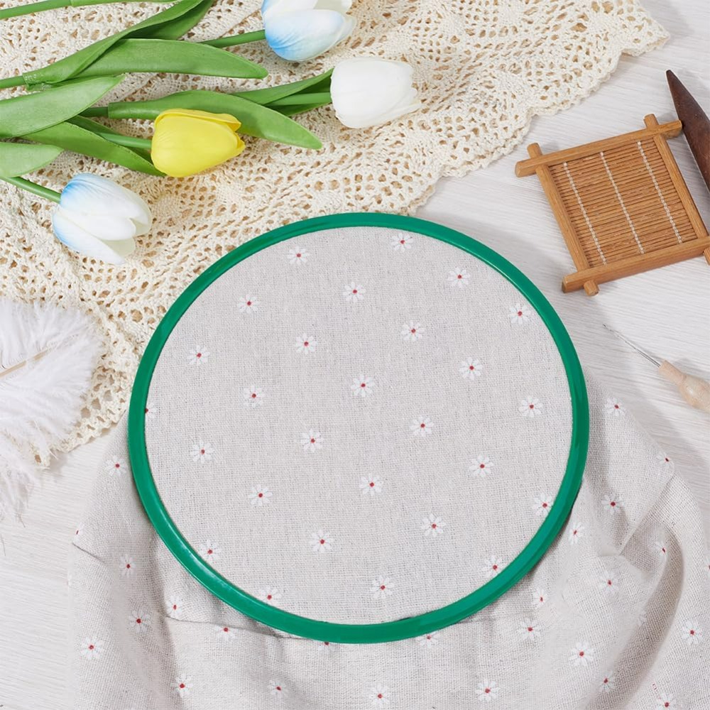금속 녹색 자수 고리 대형 스프링 장력 창고 자수 고리 - Embroidery Stitches 리뷰 및 가격