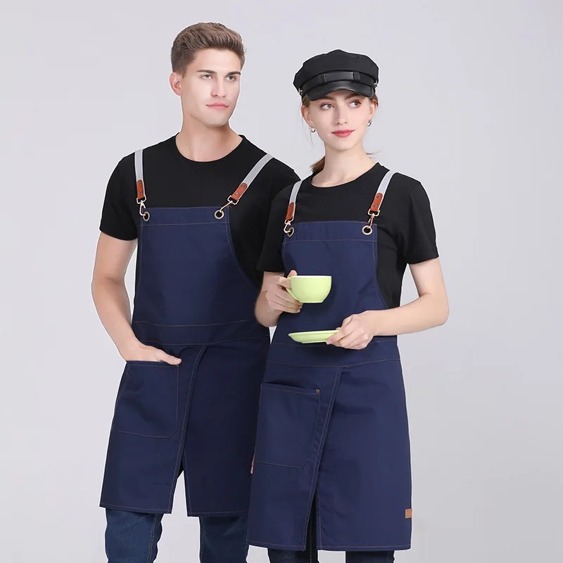 사용자 정의 자수 인쇄 로고 남성 여성 주방 요리사 베 - Embroidery Apron 리뷰 및 가격