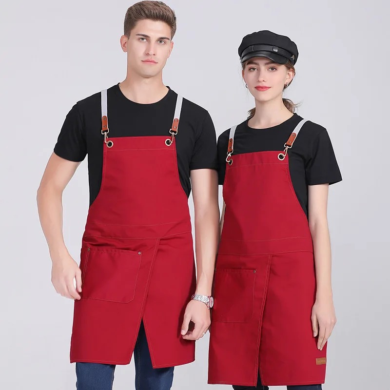 사용자 정의 자수 인쇄 로고 남성 여성 주방 요리사 베 - Embroidery Apron 리뷰 및 가격
