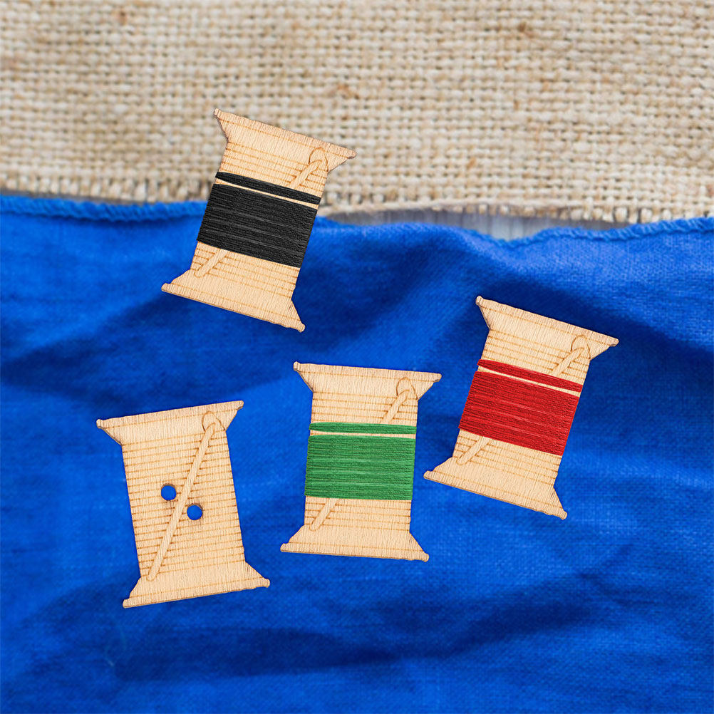 100개 나무 자수실 보빈 실 감는 카드 천연 소박한  - Embroidery Threads 리뷰 및 가격