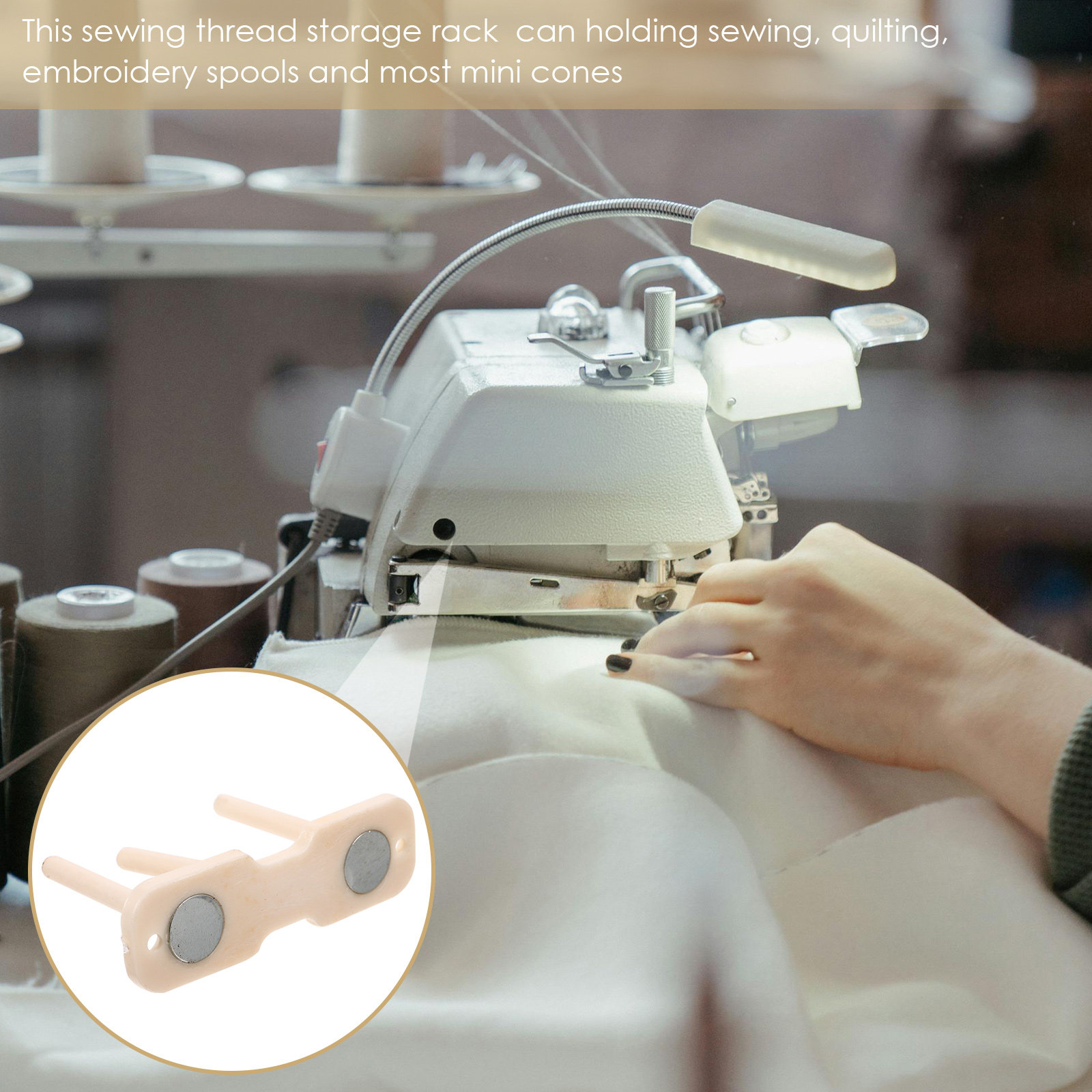 플라스틱 실 릴 홀더 견고한 실 거치대 재봉 정리함 자 - Embroidery Threads 리뷰 및 가격