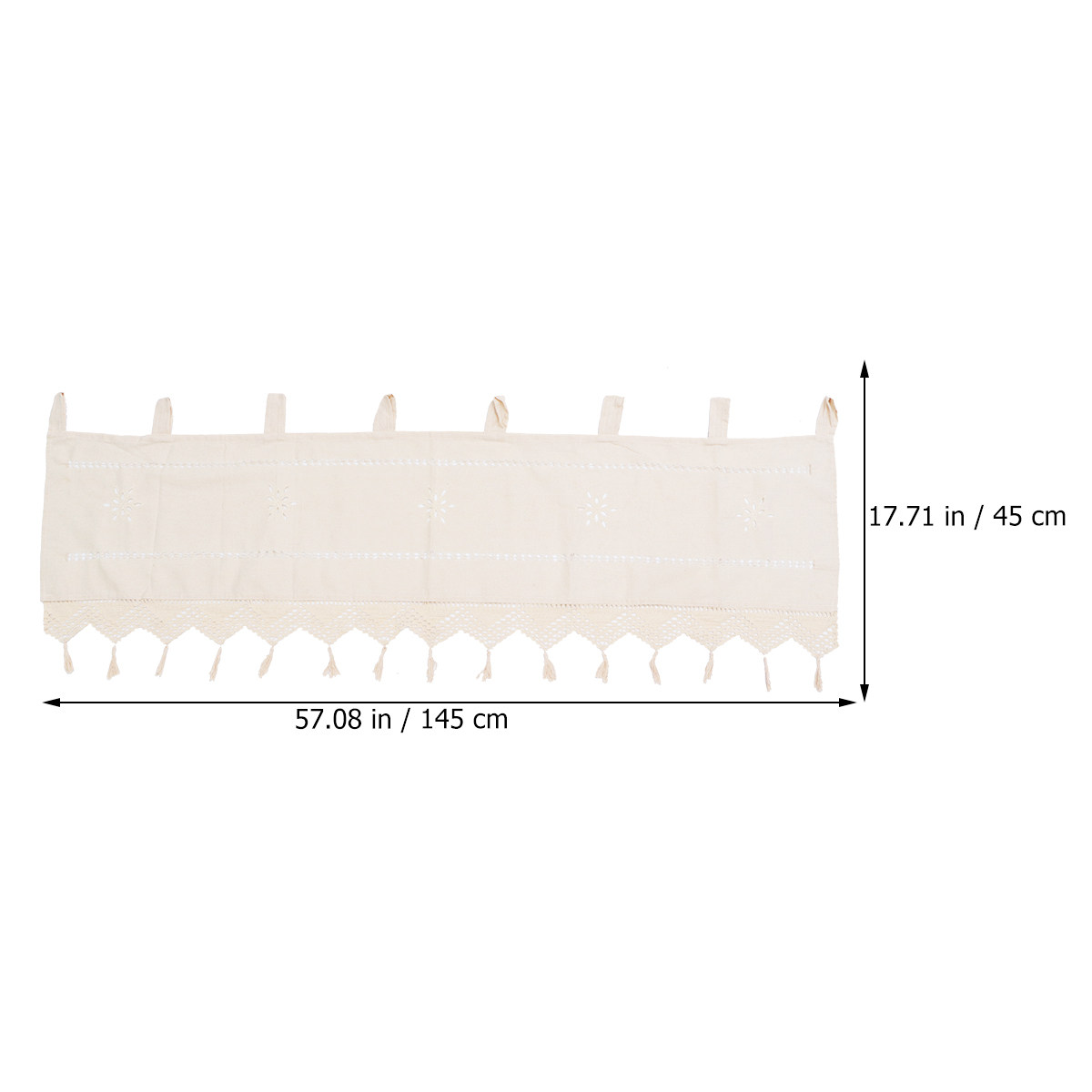 1개입 아늑한 짧은 커튼, 차광 하프 커튼, 고급 소재 - Embroidery Premium 리뷰 및 가격
