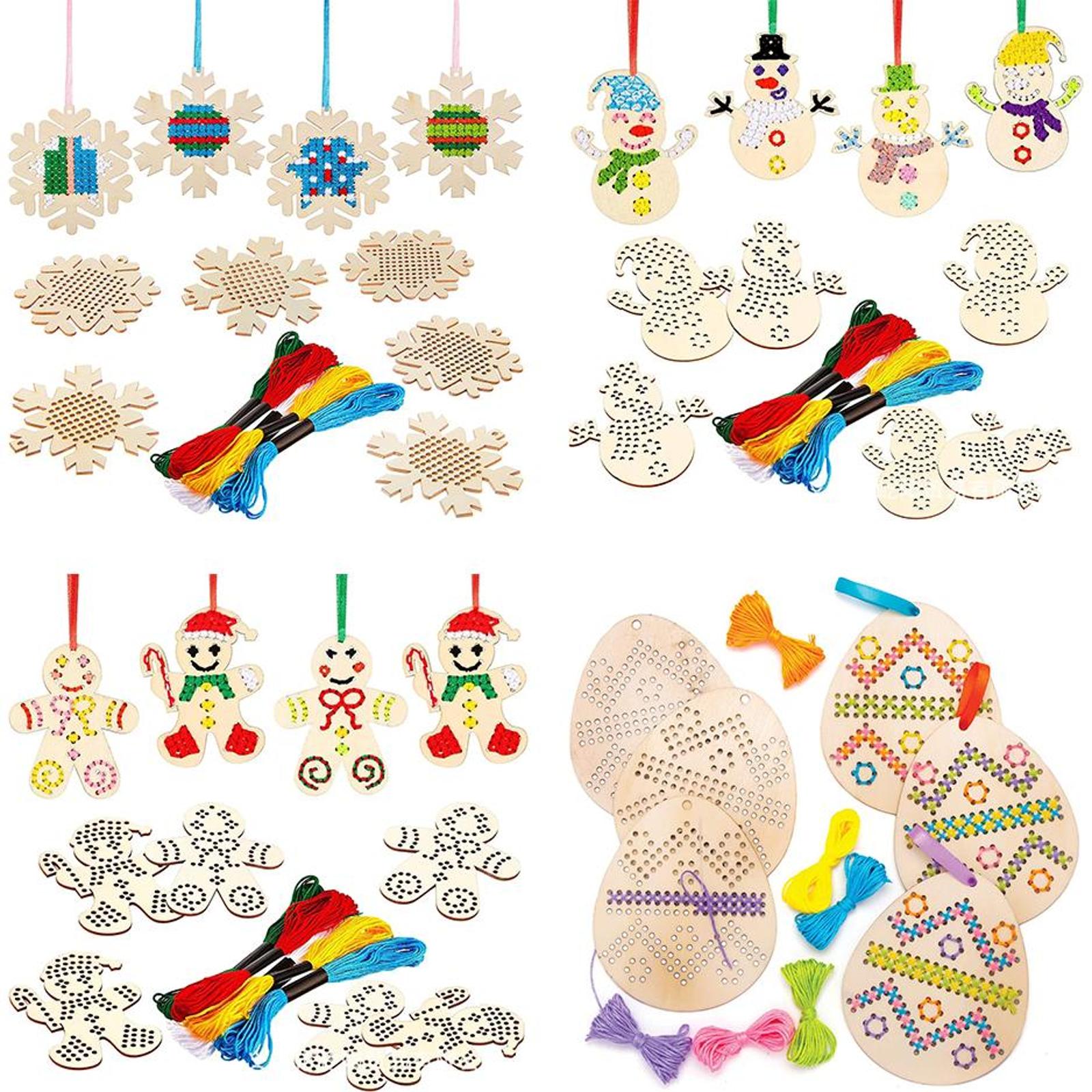 크로스 스티치 펜던트 장식품 부활절 달걀 자수 아트 펜 - Embroidery Xmas Decorations 리뷰 및 가격