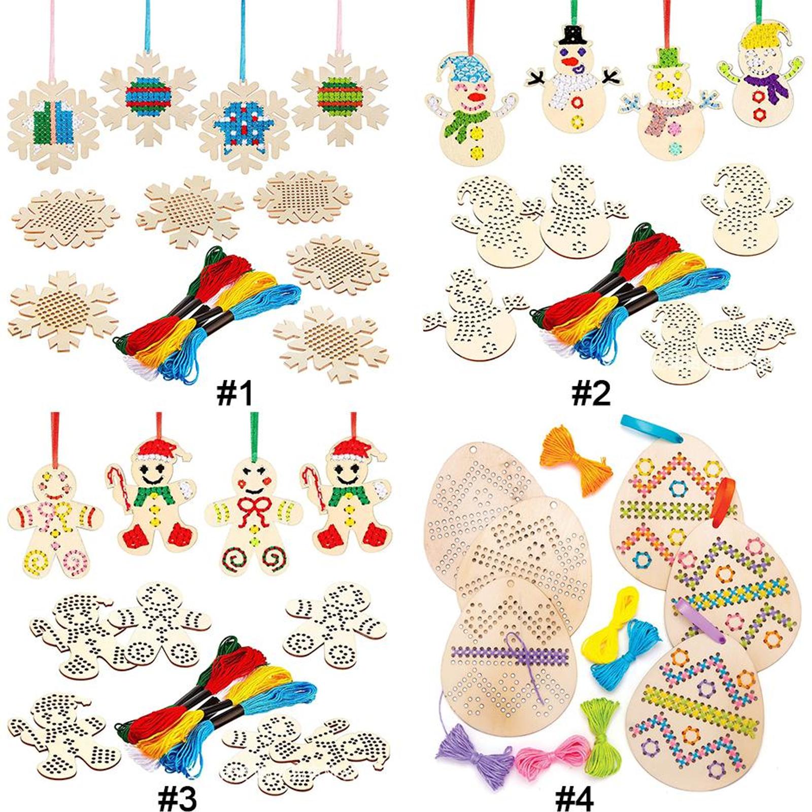 크로스 스티치 펜던트 장식품 부활절 달걀 자수 아트 펜 - Embroidery Xmas Decorations 리뷰 및 가격