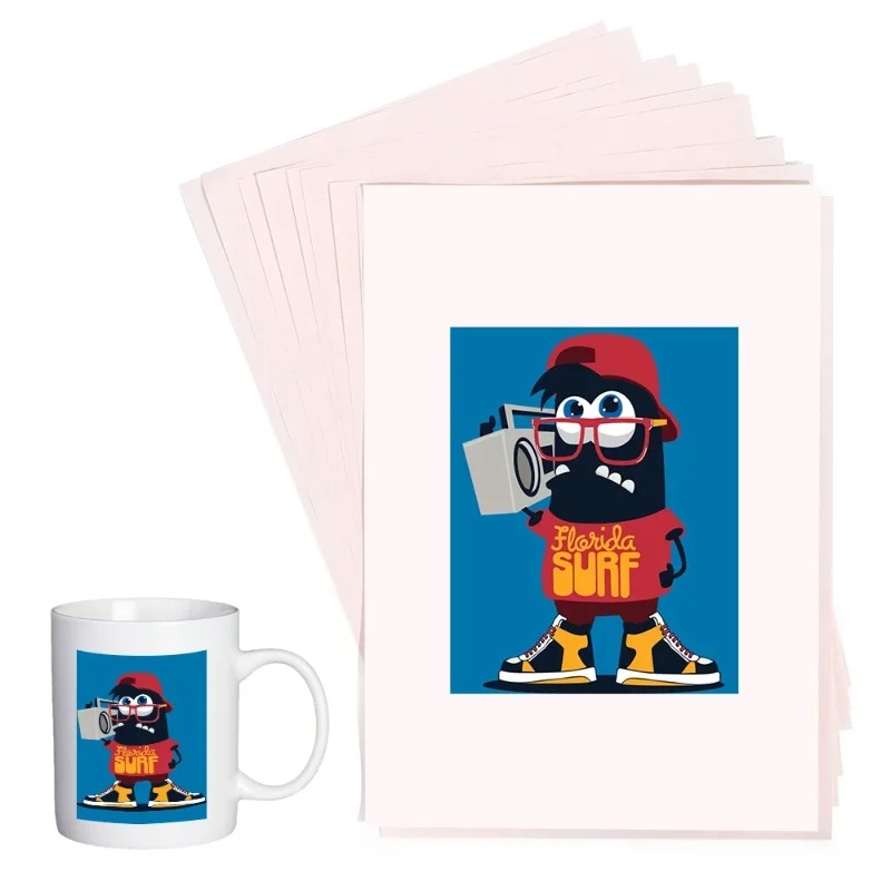 100-10Pcs A4 승화 열전달 용지 의류 티셔츠  - Transfer Paper Carbon 리뷰 및 가격