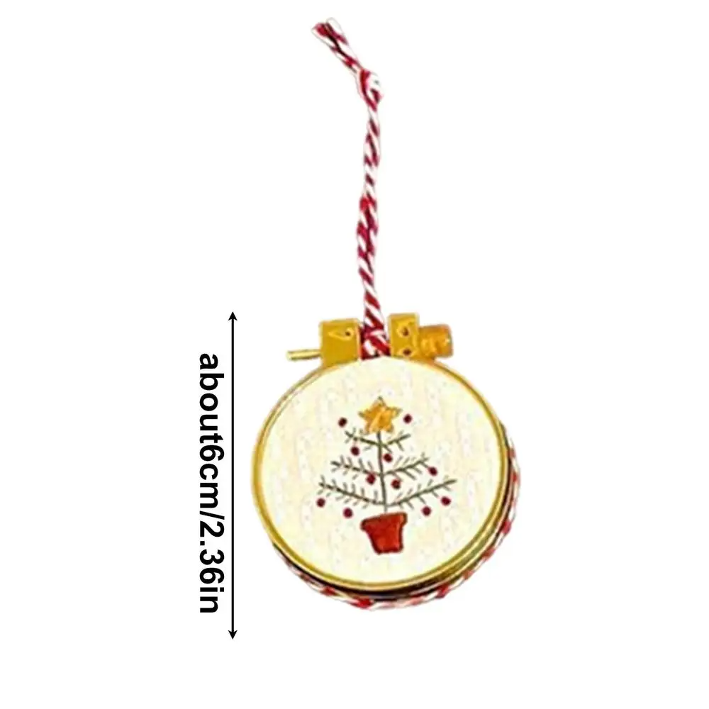 2025년 크리스마스 뉴스 수제 자수 스탬프 펜던트 키 - Embroidery Xmas Decorations 리뷰 및 가격