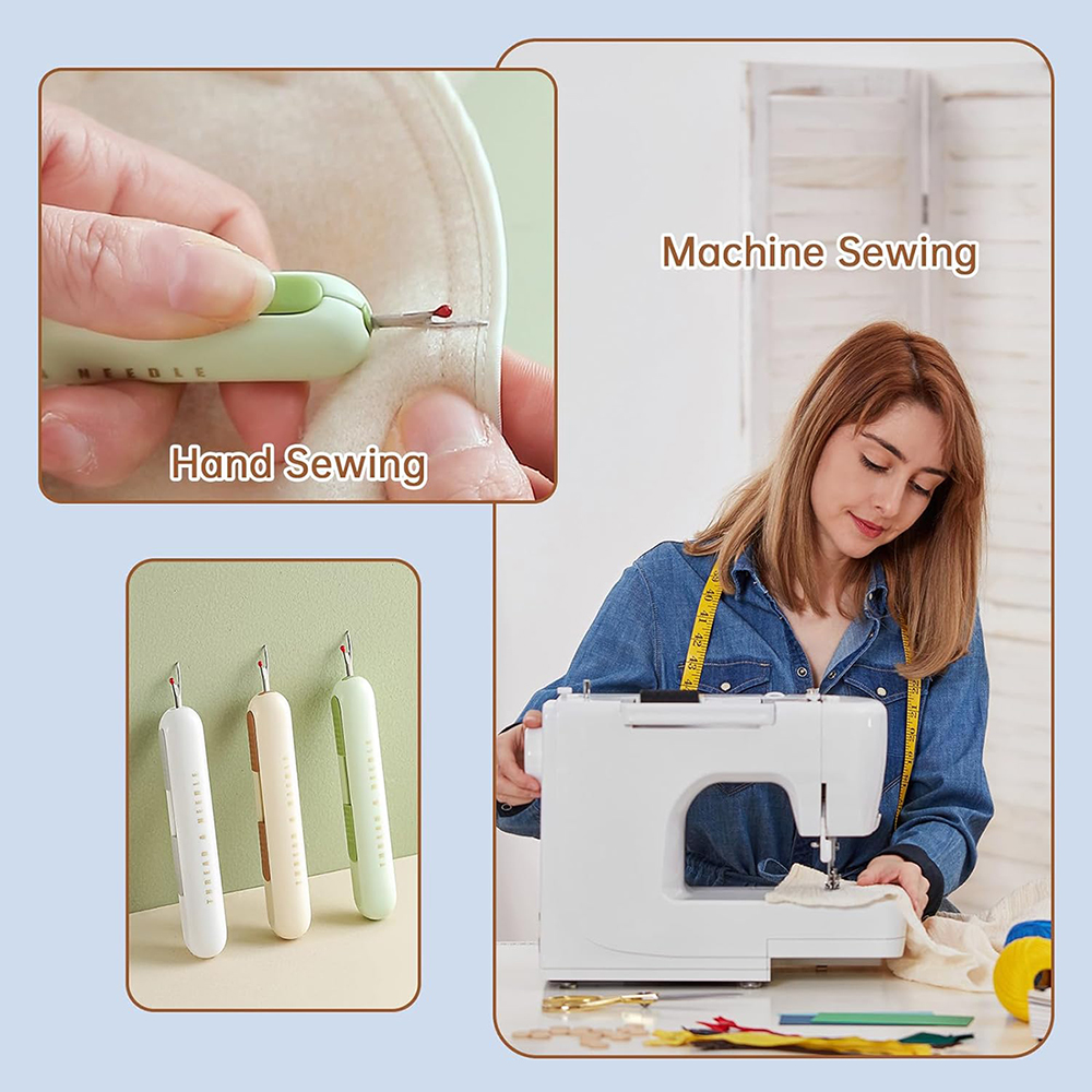 2 in 1 바늘 실꿰기 솔기 리퍼 스레딩 및 손 바느 - Embroidery Removal Tool 리뷰 및 가격