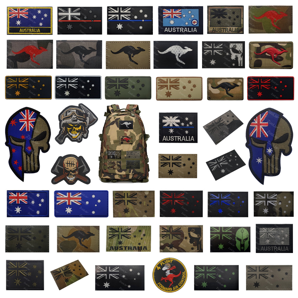 뜨거운 판매 호주 국기 PVC + 3D 수 놓은 완장  - Embroidery Australia 리뷰 및 가격