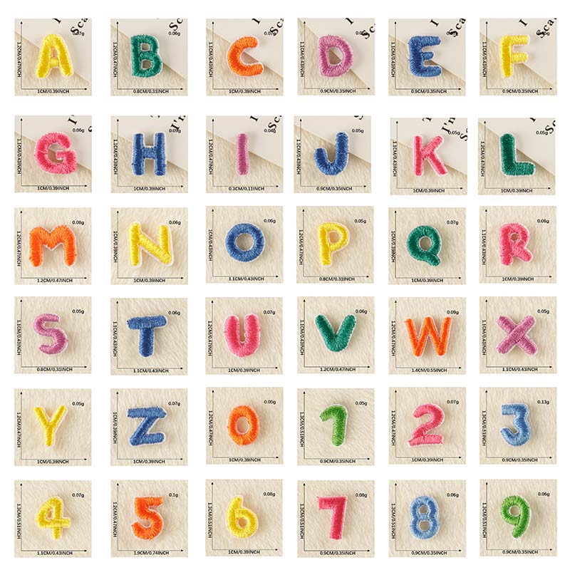 원단 자수 아플리케 패치, 0-9 만화 작은 숫자 패치 - Embroidery Letter M 리뷰 및 가격