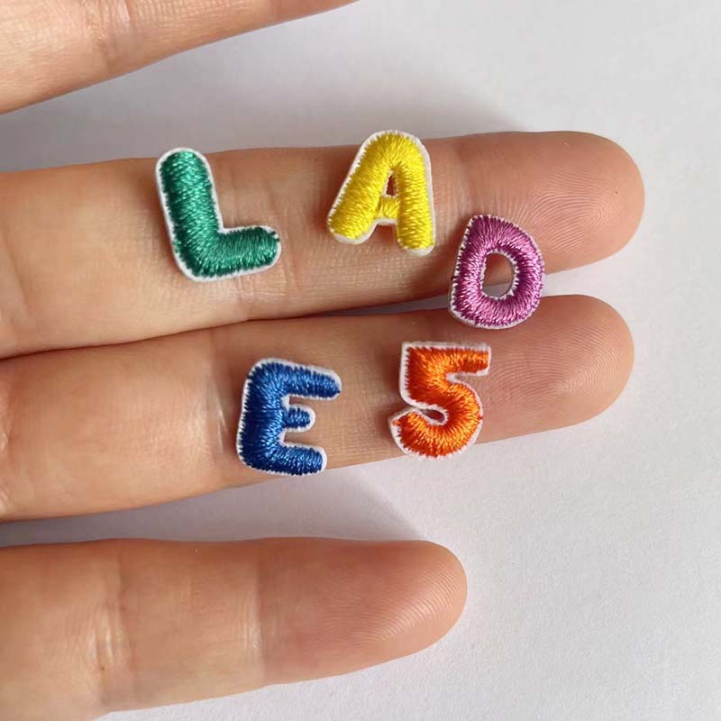 원단 자수 아플리케 패치, 0-9 만화 작은 숫자 패치 - Embroidery Letter M 리뷰 및 가격