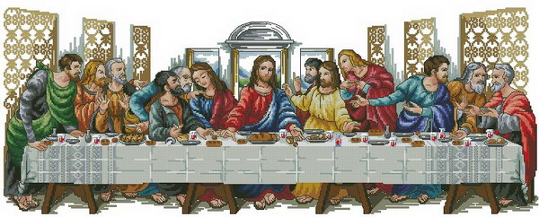 최후의 만찬 예수 바느질 키트 16CT 18CT 바느질 - Embroidery Jesus 리뷰 및 가격
