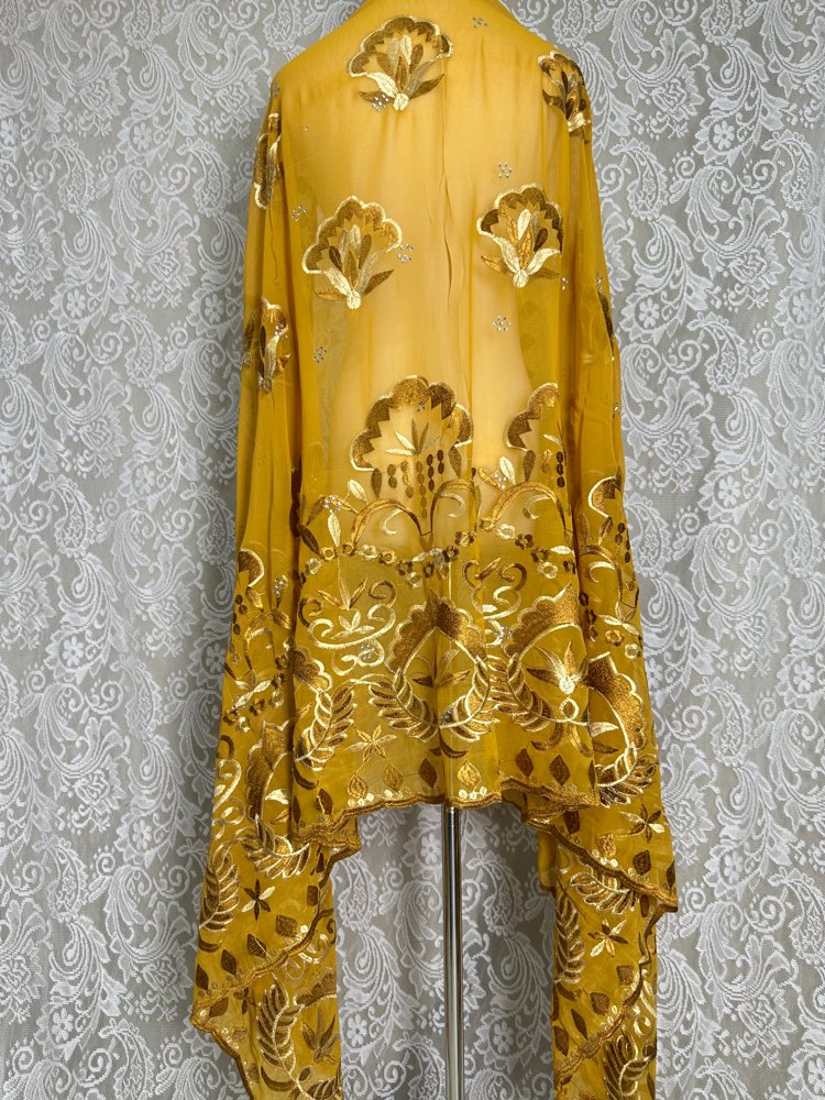 아프리카 무슬림 히잡 스카프 도매 2mx1m 전통 꽃무 - Embroidery Hijab 리뷰 및 가격
