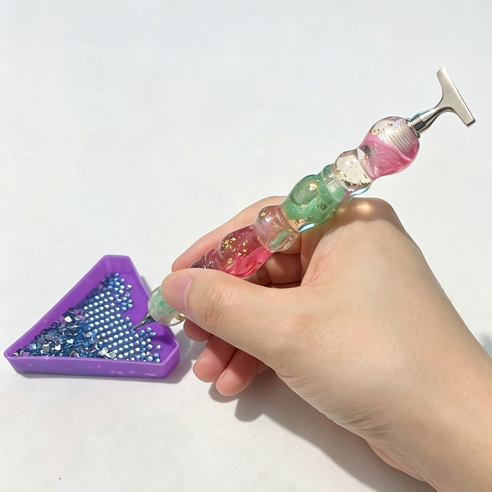 새로운 여름 시원함 다이아몬드 페인팅 펜 금속 나사산  - Embroidery Kit Starter 리뷰 및 가격