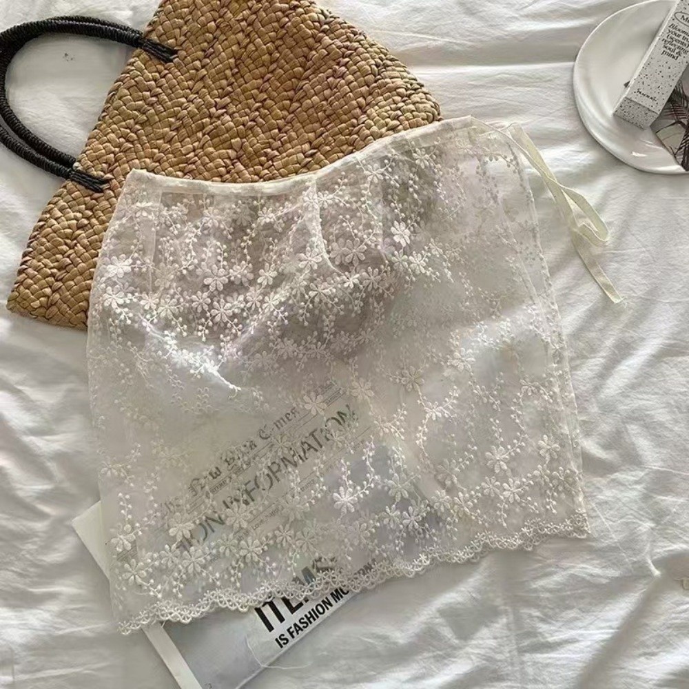 청바지 레이스 장식 퍼트 커튼 시스루 슬림핏 자수 플라 - Embroidery Apron 리뷰 및 가격