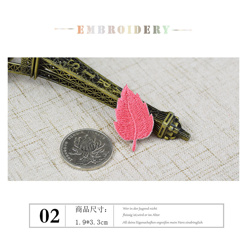 잎 자수 패치 로파 termo접착 Bordados 파라 - Embroidery Letter M 리뷰 및 가격