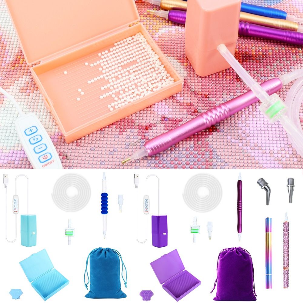 전기 진공 다이아몬드 페인팅 펜 키트 5D 다이아몬드  - Embroidery Kit Starter 리뷰 및 가격