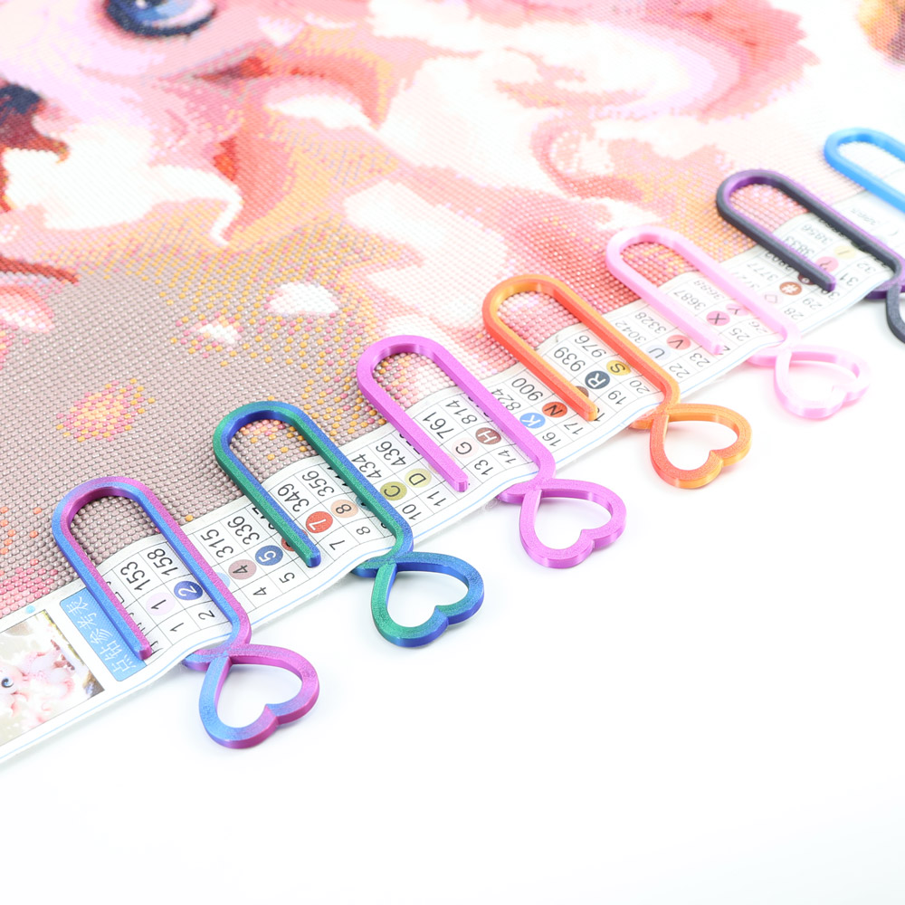 2개 다이아몬드 페인팅 캔버스 클립 세트 - 다이아몬드 - Embroidery Hoop Plastic 리뷰 및 가격