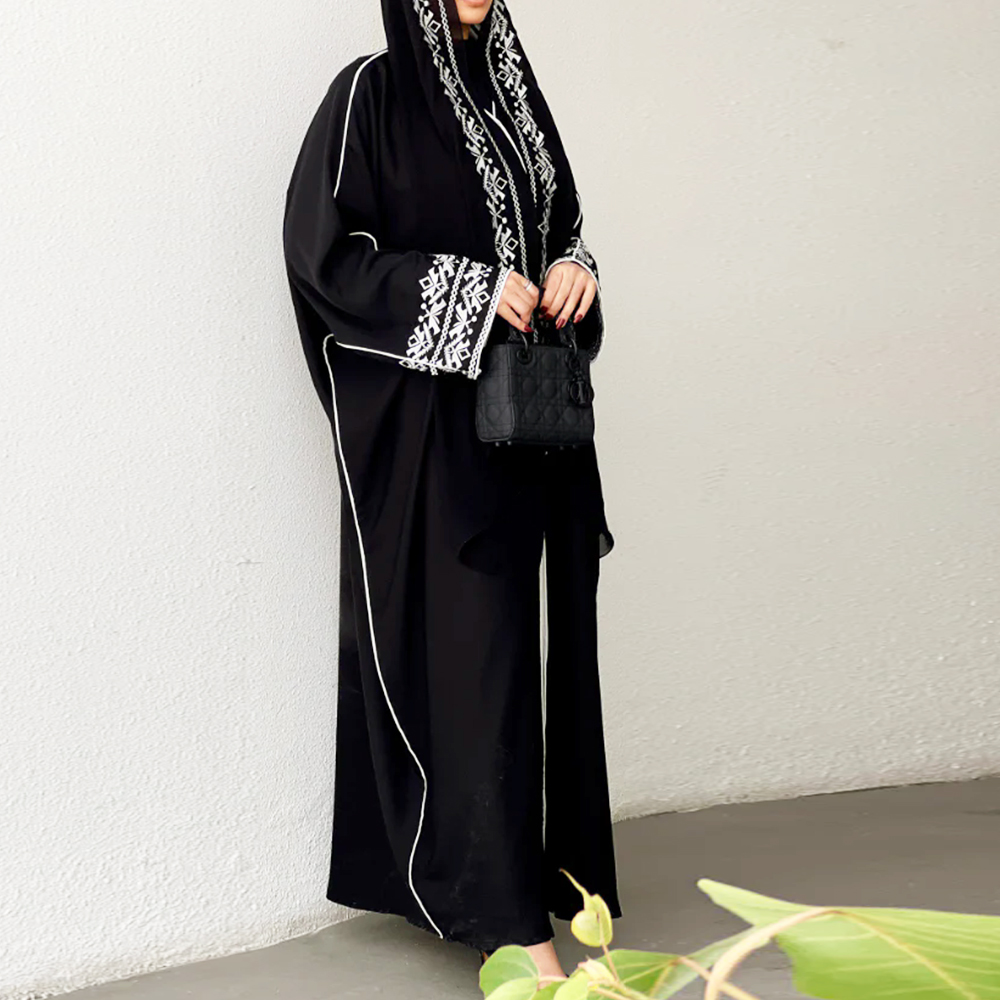 패션 클래식 수 놓은 Abaya Hijab 드레스 기모 - Embroidery Hijab 리뷰 및 가격