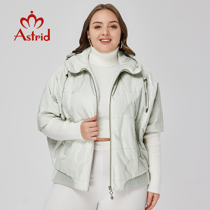 Astrid-파카 루즈핏 짧은 패딩 후드 코트 여성용, - Embroidery And Quilting 리뷰 및 가격